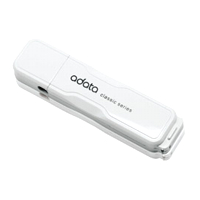 MP3 prehrávač do 5GB - A-DATA C801 4GB Flash Drive white 