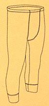 Odevy - klimatexové odevy Mera - Spodky dlhé nohavice z úpletu MERA