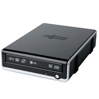 Príslušenstvo notebookov - Externá napaľovačka DVD RW LG GSA-E10L LS black 