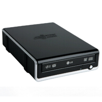Príslušenstvo notebookov - Napaľovačka externá DVD RW LG GSA-E10N black