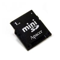 Mini SD karty (Mini SecureDigital card) - Apacer Mini SecureDigital card 1GB