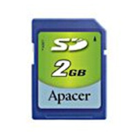 Klasické SD karty (SecureDigital card) - Apacer SecureDigital card 2GB 60x