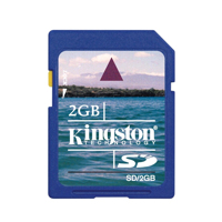 Klasické SD karty (SecureDigital card) - KINGSTON SecureDigital card 2GB